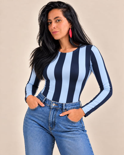 Body estampado en Suplex Premium – Manga Larga